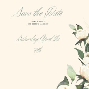 Save the date invites