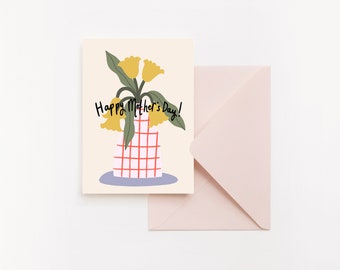 Mother's Day Greetings Card & Envelope - A6