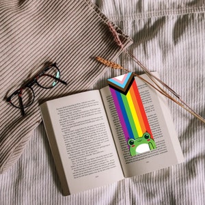 All Progress Pride Frogs Bookmark Set