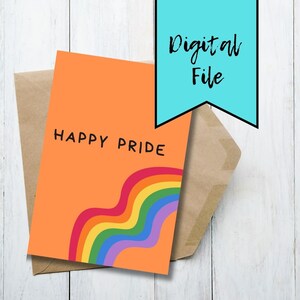 Cartão do Orgulho Feliz, Cartão do Mês do Orgulho, Cartão LGBTQ, Cartão de Ascensão, Cartão Gay, Cartão Lésbica