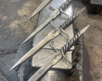 Dagger Style Letter Opener Hand Forged Blacksmith Made Ohio Made