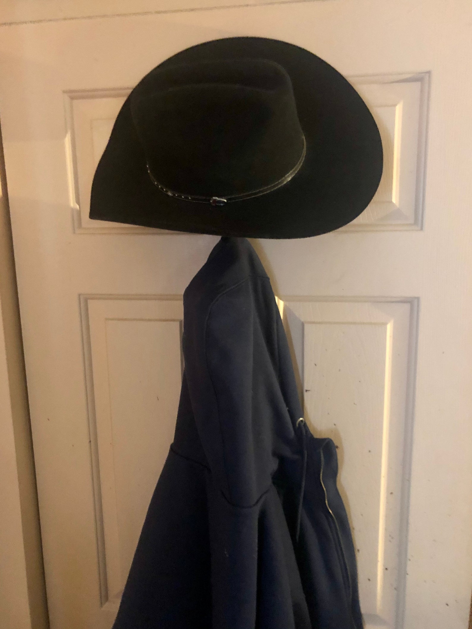 Cowboy Hat Hook Coat Hook Combo Hand Rebar Hook Hat Etsy