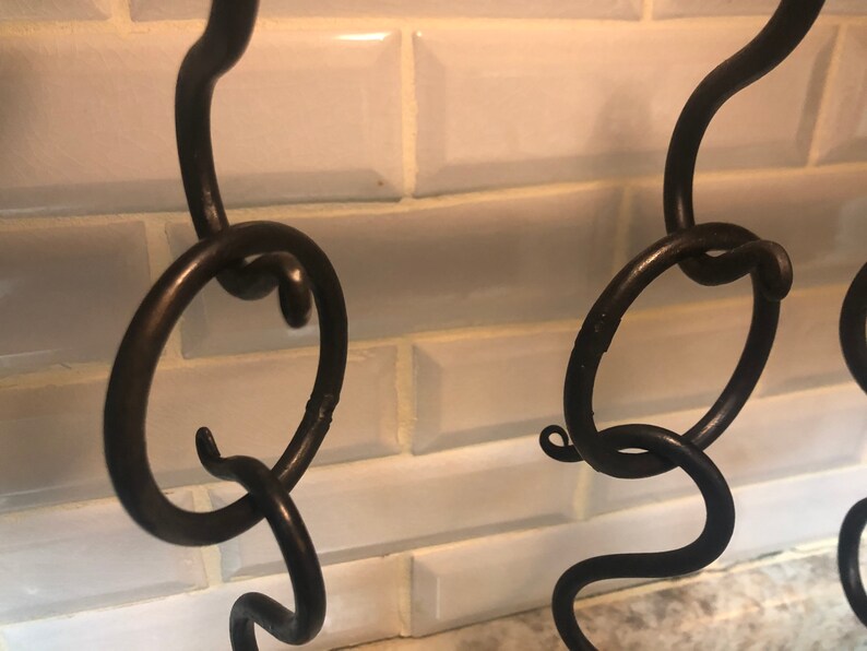 Hand Rings Blacksmith Made Ohio Made Hanging Baskets S Etsy