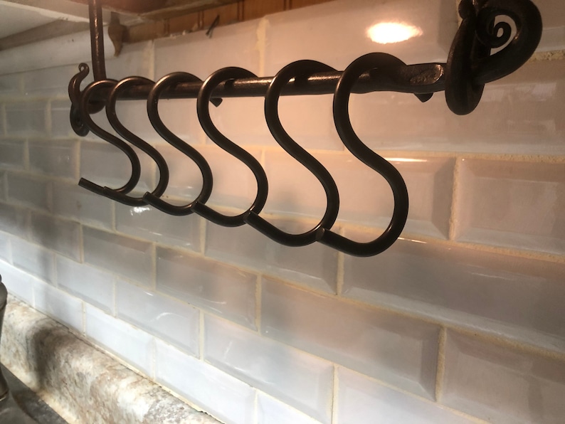 Plain Shooks Hand Blacksmith Made Wrought Iron Shooks Etsy