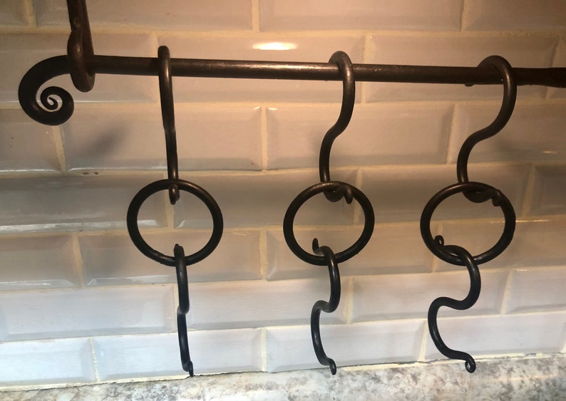 Hand Rings Blacksmith Made Ohio Made Hanging Baskets S Etsy