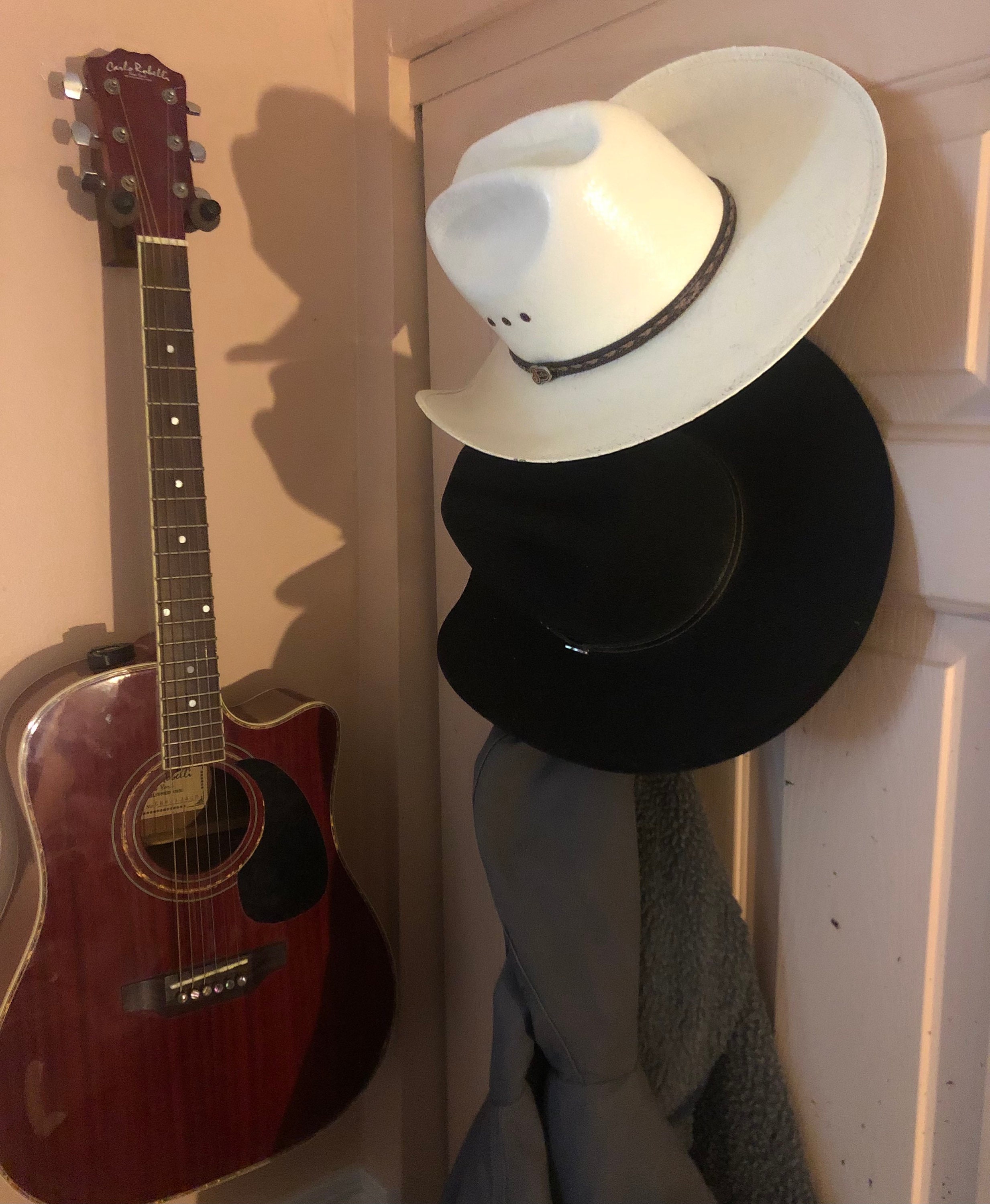 Cowboy Hat Hook Coat Hook Combo Hand Rebar Hook Hat Etsy