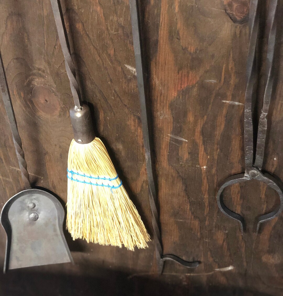 Hand Fireplace Set Matching Fireplace Set Includes Long Etsy