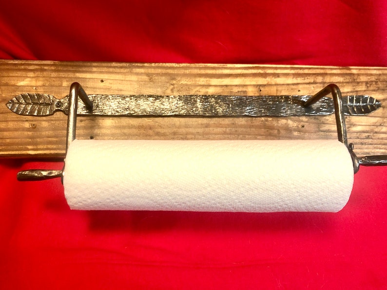 Hand Paper Towel Holder Iron Paper Towel Holder Bark Etsy