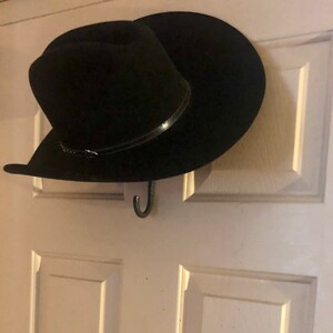 Cowboy Hat Hook Coat Hook Combo Hand Forged Rebar Hook Hat | Etsy