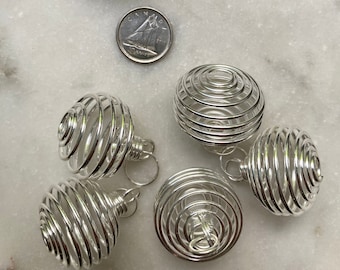 Medium Coil Cage (Silver Plated)