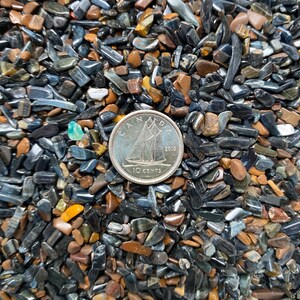 Tiger Eye Blue TINY Tumbled Stone (10 grams)