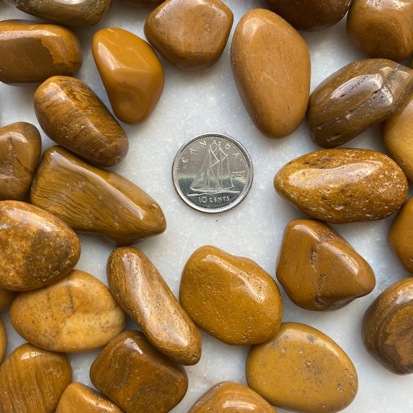 Yellow Jasper SMALL Tumbled Crystal