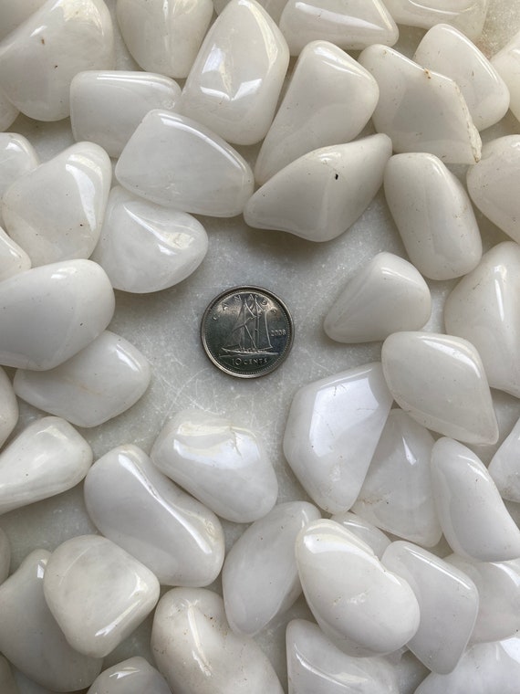 Snow Quartz SMALL Tumbled Crystals (Includes 10 grams)