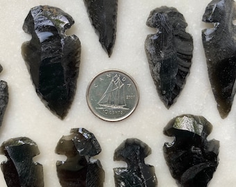 Black Obsidian SMALL Arrowhead Crystal