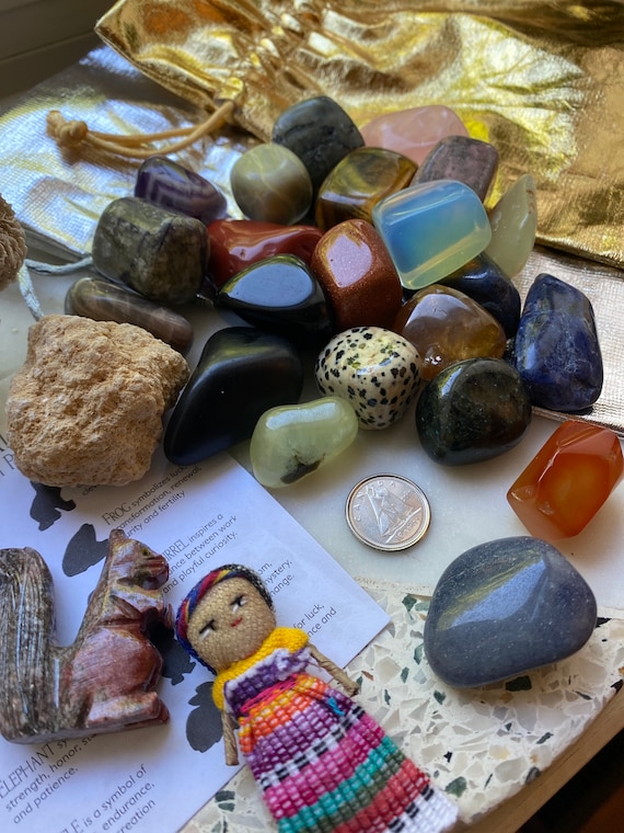 ADVENT CALENDAR Tumbled Crystal Kit 24-PCS - Etsy