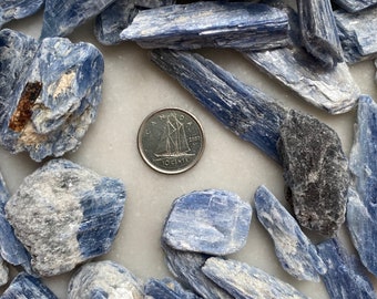 Blue Kyanite "E Quality" SMALL Blades Crystal (Includes 10 grams)