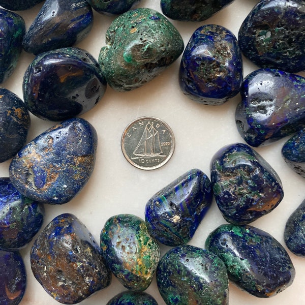 Azurite Malachite Tumbled Crystal