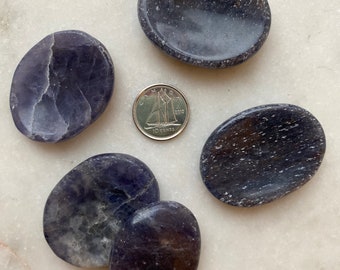 Iolite Worry Stone Crystal