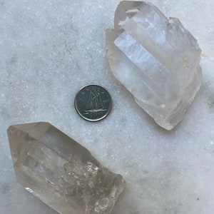 Clear Quartz TWIN Points LARGE Crystal