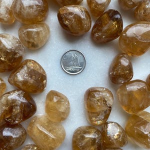 Honey Calcite Tumbled Crystal