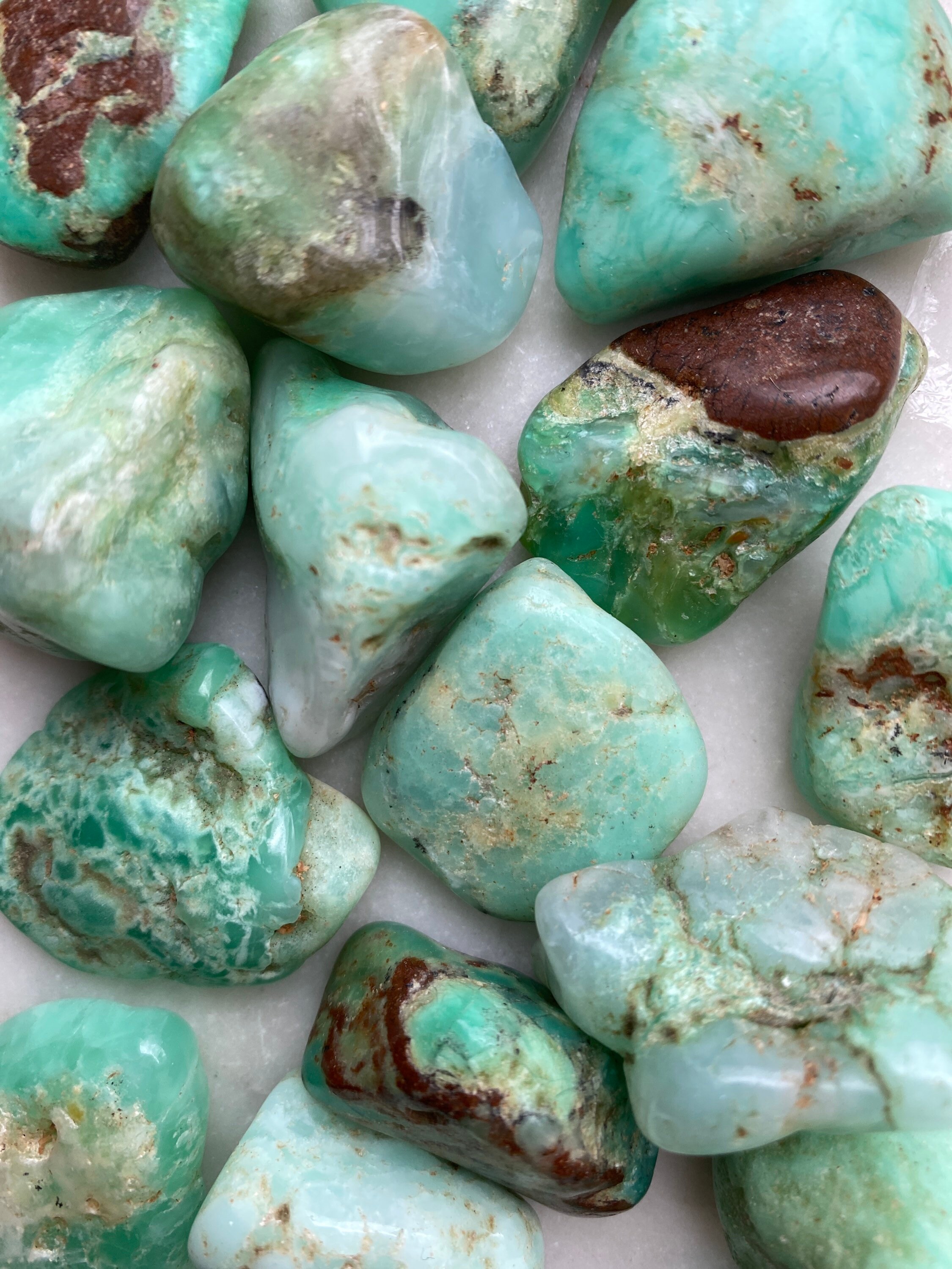 Chrysoprase A Quality MEDIUM Tumbled Crystal | Etsy