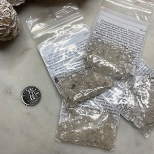 Clear Quartz TINY Tumbled Crystals (includes 10 grams)