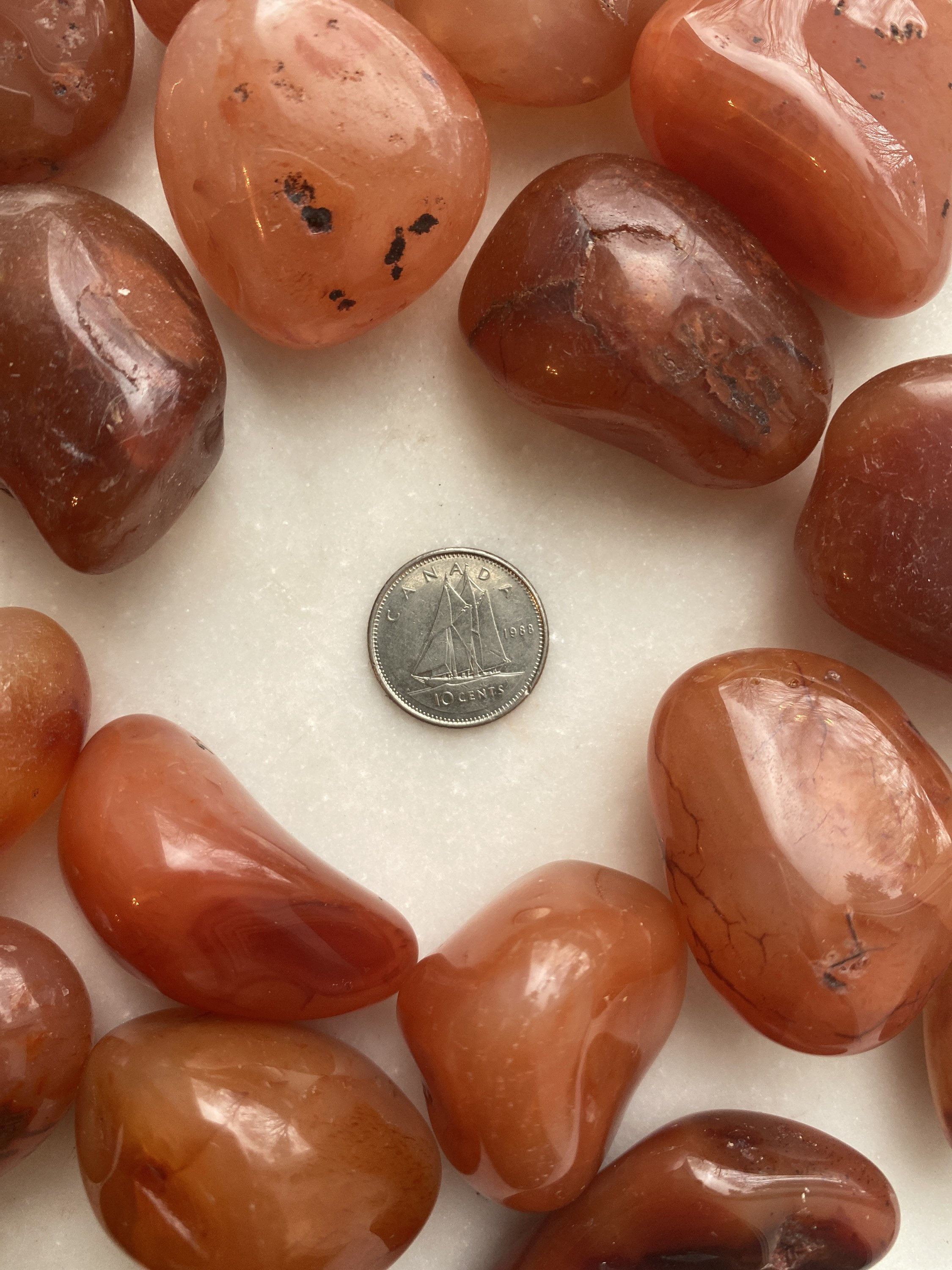 Carnelian MEDIUM Tumbled Crystal