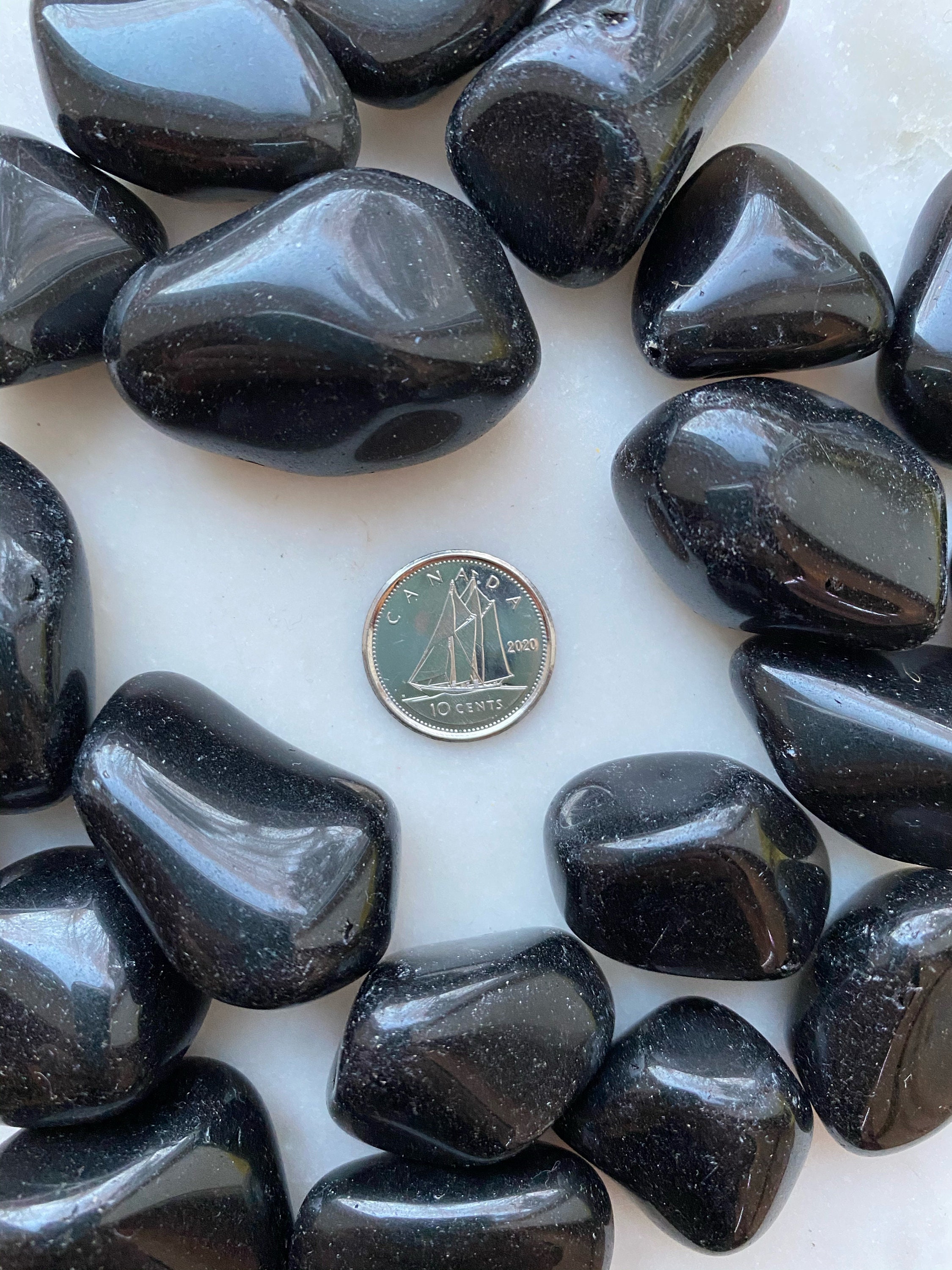 Apache Tears MEDIUM Tumbled Crystal | Etsy