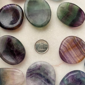 Fluorite Worry Stone