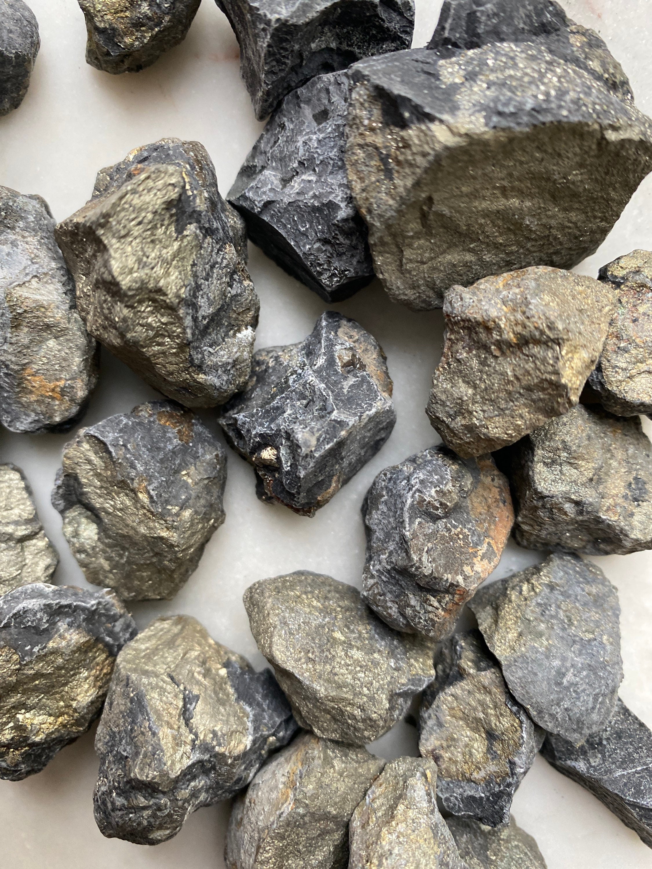 Pyrite Small Rough Pyrite on Matrix SMALL Rough Crystal - Etsy Canada