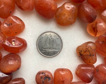 Carnelian &quot;A Quality&quot; X-SMALL Tumbled Crystal