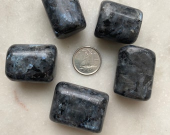 Larvikite MEDIUM Tumbled Crystal