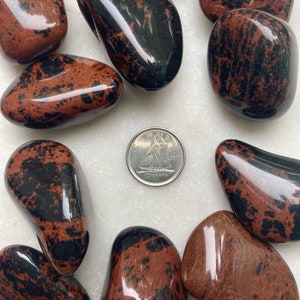 Mahogany Obsidian MEDIUM Tumbled Crystal