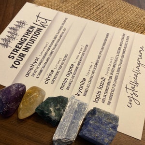 Strengthen Your Intuition 5 Crystal Kit