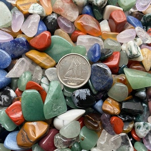 Natural TINY Tumbled Crystal Confetti (includes 20 grams)