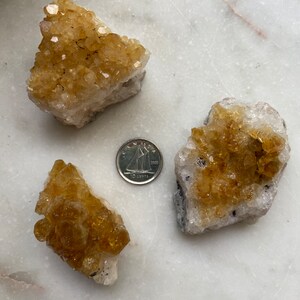 Heat-Treated Citrine &#39;A Quality&#39; Cluster SMALL Crystal
