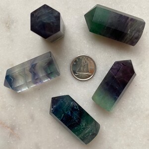 Fluorite &quot;E Quality&quot; Generator SHORT Crystal
