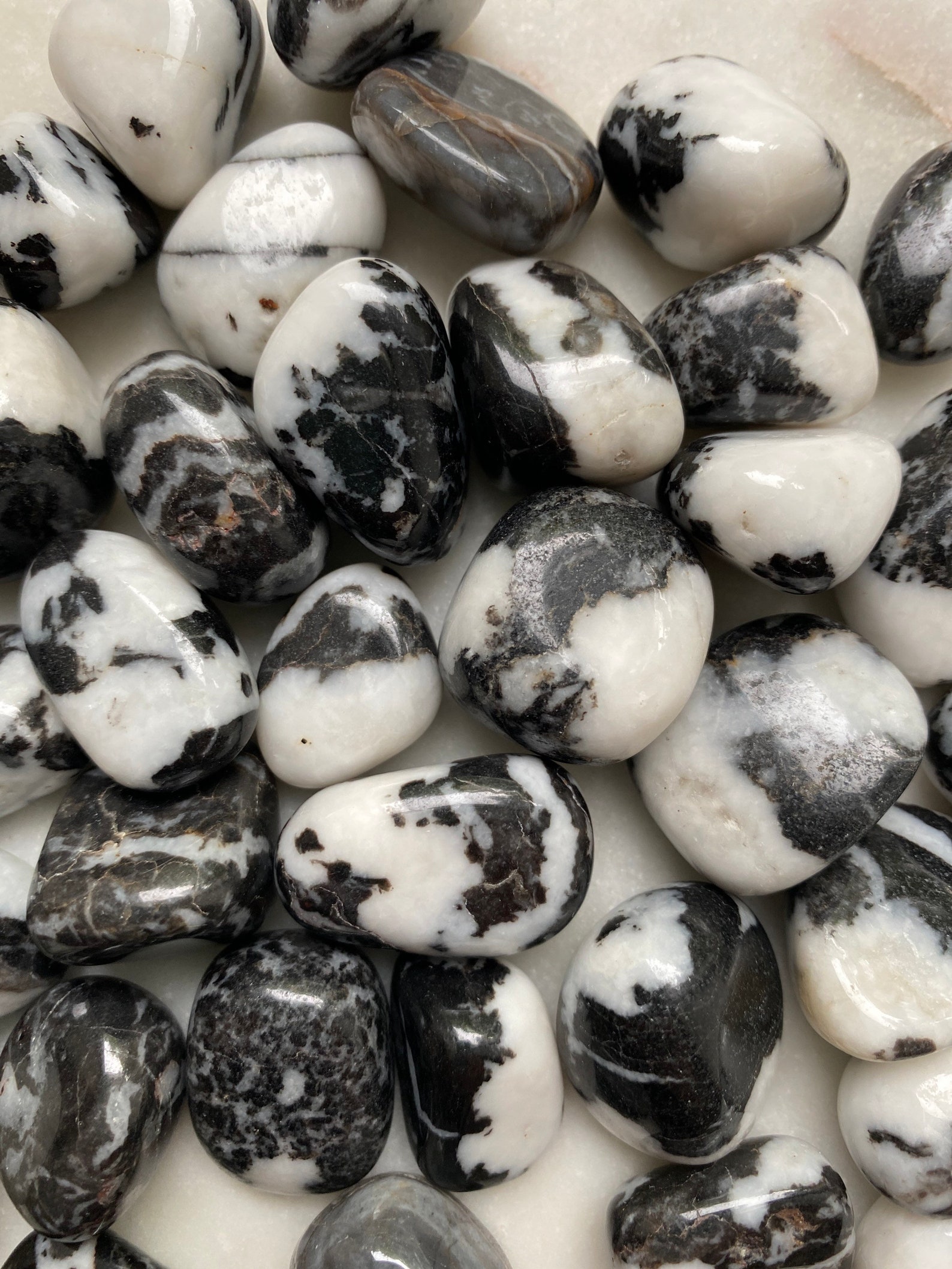 Zebra Jasper Tumbled Crystal Etsy