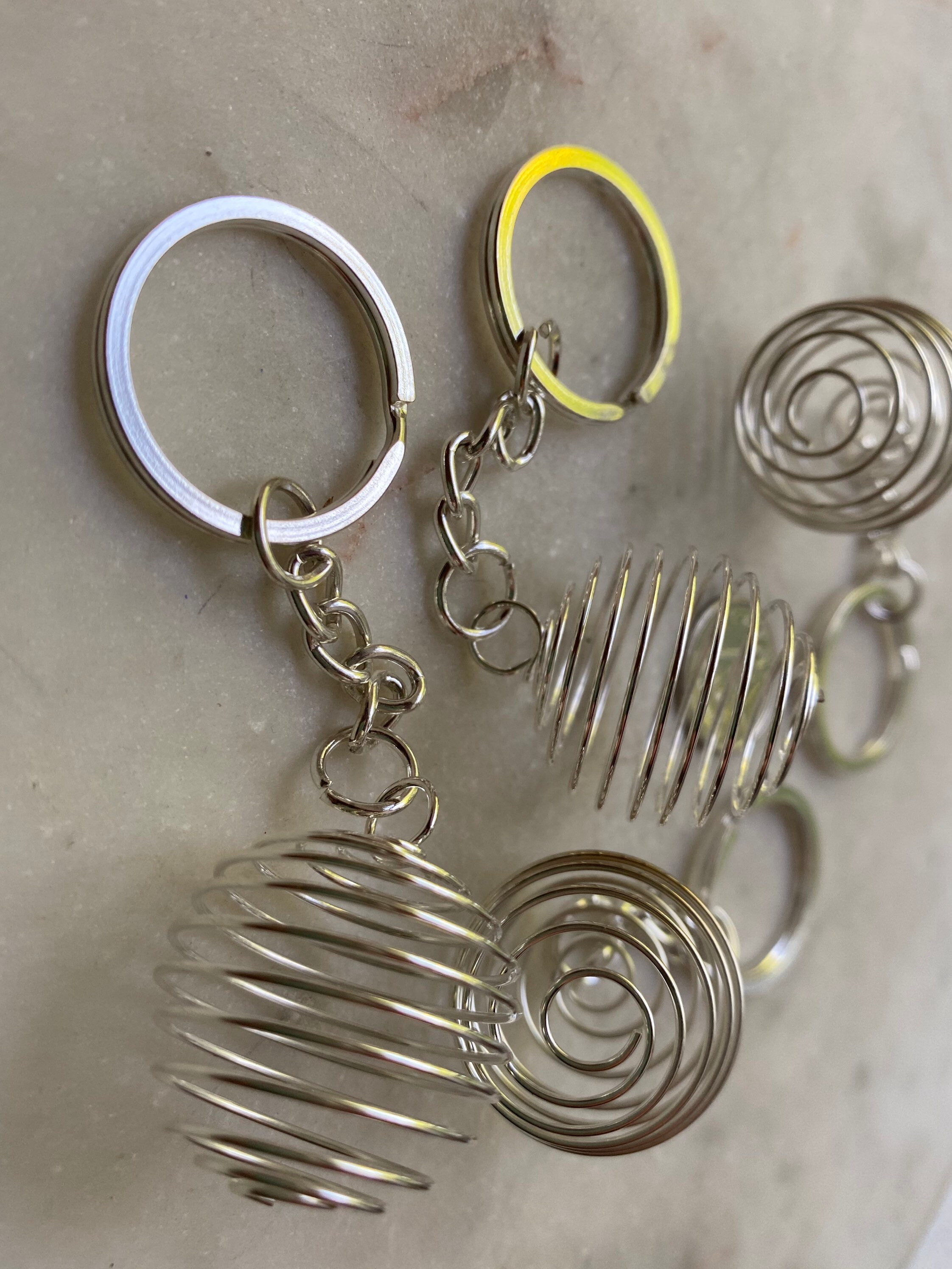 Keychain Cage (silver Plated) - Etsy