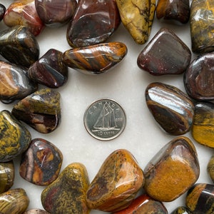 Tiger Iron Tumbled Crystal Stone