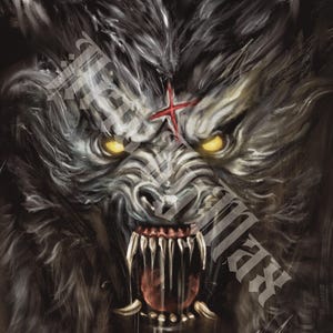 Werewolf Mark of the Beast  5x7 8x10 Art Print
