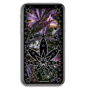 GANJA-MANIA® Weed-Themed Phone Wallpaper/Background iPhone/Android—1440x2960 PX—Instant Digital Download—Marijuana Phone Graphic—GJMSCR6