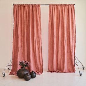 Soft Linen Curtain Panel: Multifunctional Boho Style