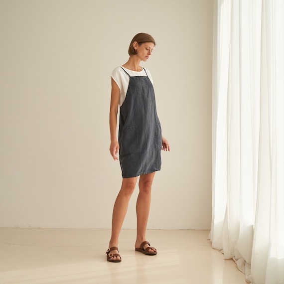 chinese dress ladies Haven Embroidered Linen Dress main image 1