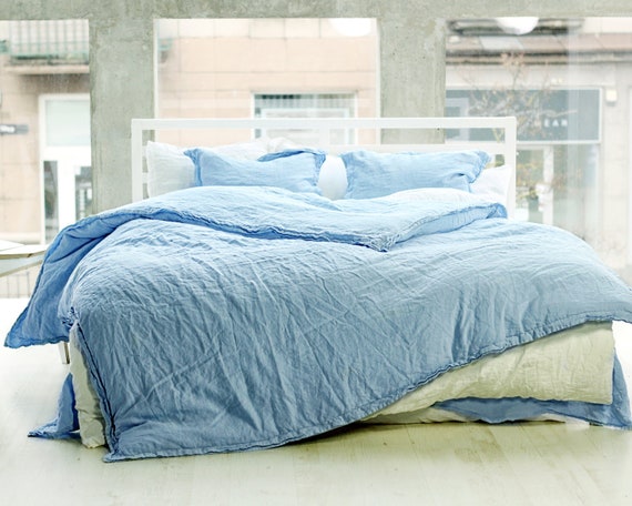 blue bedding