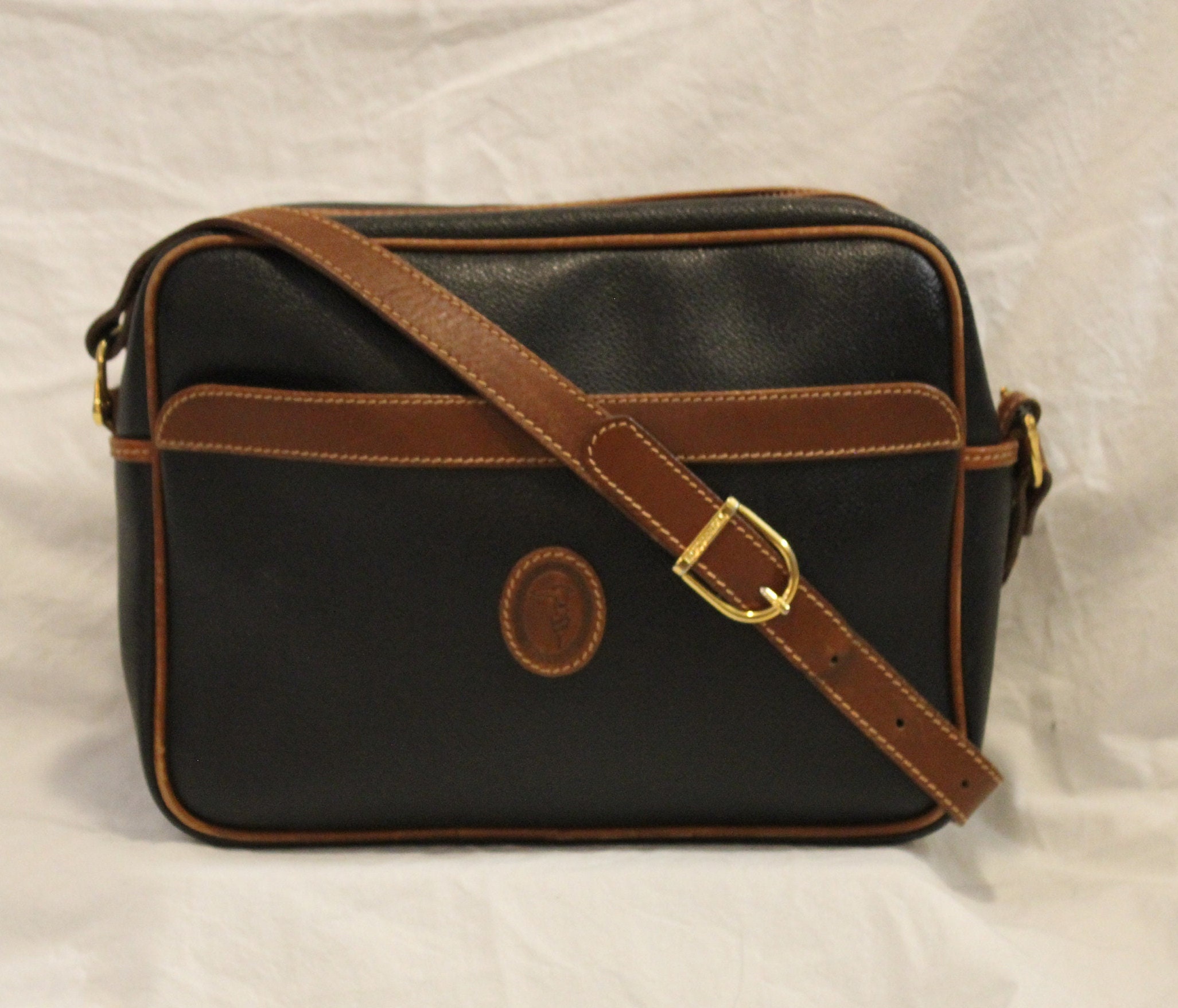 Trussardi Collezione Crespo Vintage Camera Crossbody