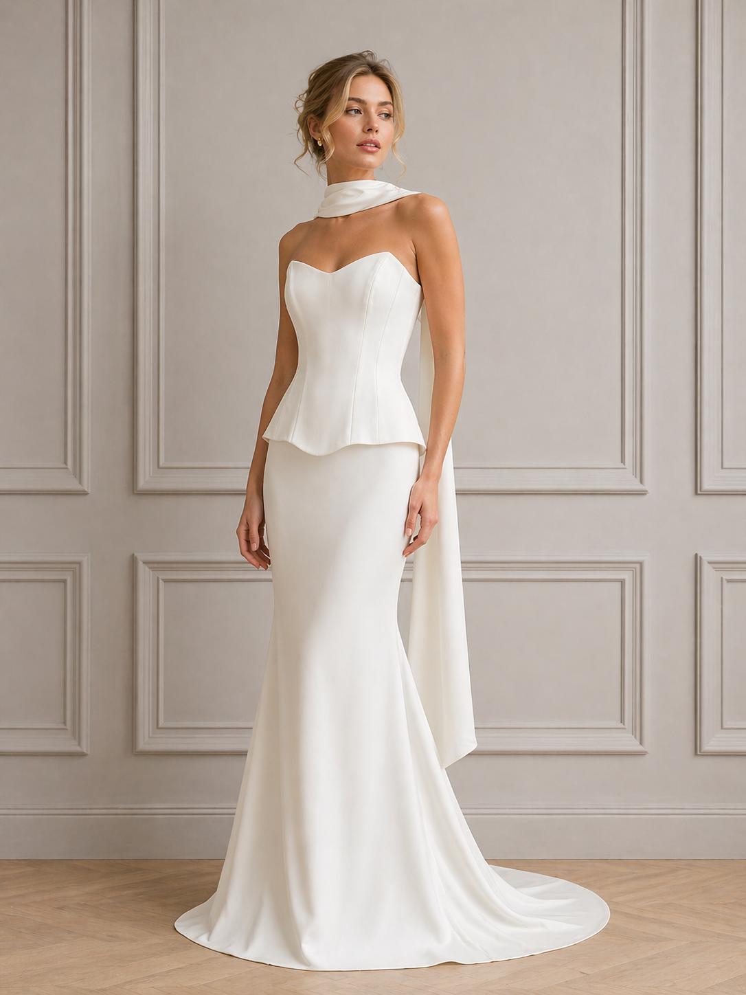 chinese dress ladies Oleg Cassini CWG878 – Nearly Newlywed main image 0