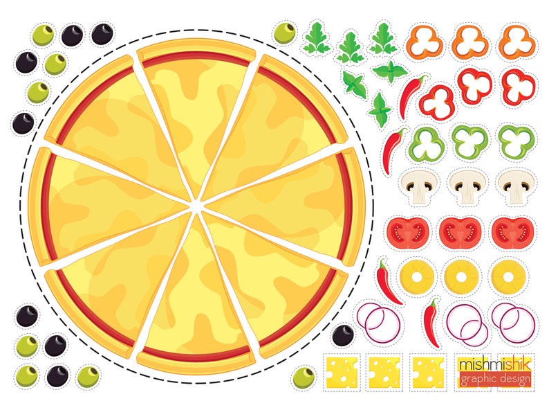 printable Do it yourself craft pizza for small children photo about Printable Pizza referred to as printable Do-it-yourself craft pizza for youngsters
