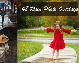 Rain Photo Overlays, Realistic rain, Rain Textures, Rainy Weather, Raindrop jpeg, Photo Digital Backdrops, Falling Rain, Photoshop Overlay