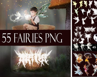 Fairy wings, Fairy PNG Photoshop overlay, Firefly Overlays, PNG,  Fantasy, Magical fairy, fairy pixie photo overlays, princess png, pixie